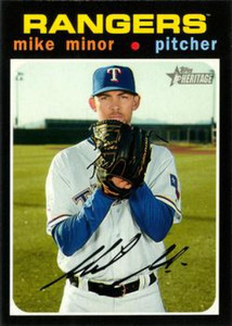 2020 Topps Heritage #284 Mike Minor NM-MT Texas Rangers 