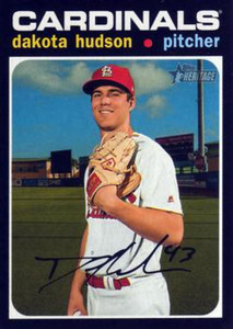 2020 Topps Heritage #229 Dakota Hudson NM-MT St. Louis Cardinals 
