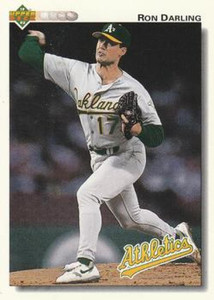 1992 Upper Deck #669 Ron Darling VG Oakland Athletics 