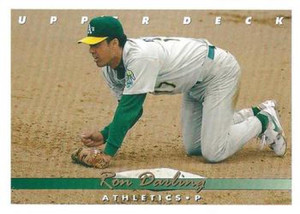 1993 Upper Deck #168 Ron Darling VG Oakland Athletics 