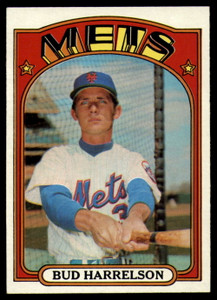 1972 Topps #53 Bud Harrelson VG New York Mets 