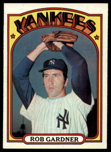 1972 Topps #22 Rob Gardner VG New York Yankees 