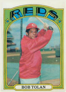 1972 Topps #3 Bob Tolan VG Cincinnati Reds 