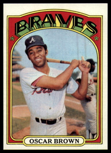 1972 Topps #516 Oscar Brown VG Atlanta Braves 