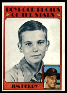 SOLD 90112 1972 Topps #497 Jim Perry VG Minnesota Twins 