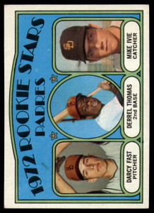1972 Topps #457 Darcy Fast/Derrel Thomas/Mike Ivie Padres Rookies VG RC Rookie San Diego Padres 