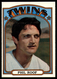 1972 Topps #201 Phil Roof VG Minnesota Twins 