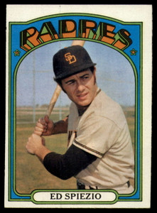 1972 Topps #504 Ed Spiezio VG San Diego Padres 