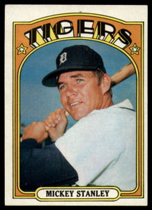 1972 Topps #385 Mickey Stanley VG Detroit Tigers 