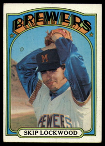 1972 Topps #118 Skip Lockwood VG Milwaukee Brewers 
