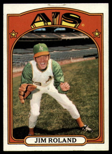 1972 Topps #464 Jim Roland VG Oakland Athletics 