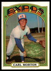1972 Topps #134 Carl Morton VG Montreal Expos 