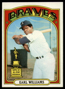1972 Topps #380 Earl Williams VG Atlanta Braves 