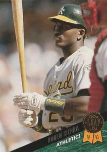 1993 Leaf #29 Ruben Sierra VG Oakland Athletics 