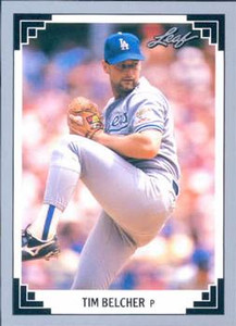 1991 Leaf #508 Tim Belcher VG Los Angeles Dodgers 