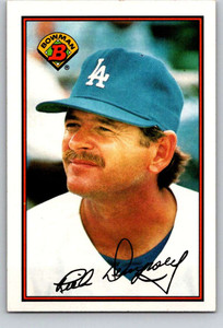 1989 Bowman #343 Rick Dempsey VG Los Angeles Dodgers 