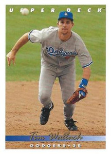 1993 Upper Deck #547 Tim Wallach VG Los Angeles Dodgers 