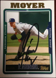 Jamie Moyer Autographed 2005 Topps #554