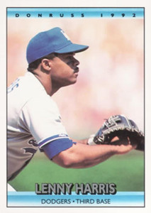 1992 Donruss #226 Lenny Harris VG Los Angeles Dodgers 