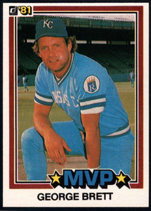 1981 Donruss #491 George Brett MVP NM-MT Kansas City Royals 