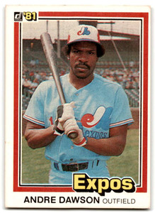1981 Donruss #212 Andre Dawson NM-MT Montreal Expos 