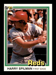 1981 Donruss #304 Harry Spilman NM-MT Cincinnati Reds 