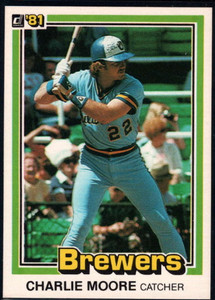 1981 Donruss #324 Charlie Moore NM-MT Milwaukee Brewers 