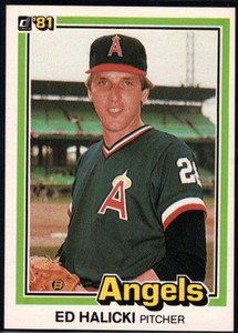 1981 Donruss #53 Ed Halicki NM-MT California Angels 