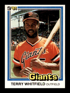 1981 Donruss #435 Terry Whitfield NM-MT San Francisco Giants 