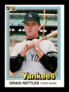 1981 Donruss #105 Graig Nettles NM-MT New York Yankees 