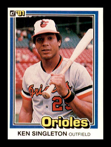 1981 Donruss #115 Ken Singleton NM-MT Baltimore Orioles 