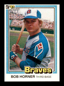 1981 Donruss #99 Bob Horner NM-MT Atlanta Braves 