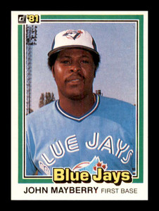 1981 Donruss #29 John Mayberry NM-MT Toronto Blue Jays 