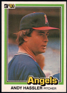 1981 Donruss #581 Andy Hassler NM-MT California Angels 