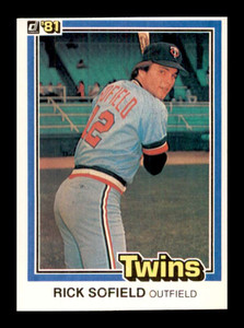 1981 Donruss #592 Rick Sofield NM-MT Minnesota Twins 