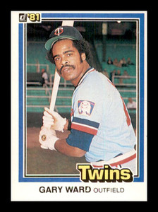 1981 Donruss #594 Gary Ward NM-MT Minnesota Twins 