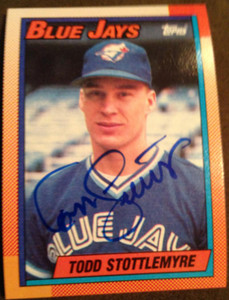 Todd Stottlemyre Autographed 1990 Topps #591