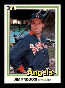 1981 Donruss #414 Jim Fregosi MG NM-MT California Angels 