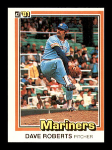 1981 Donruss #501 Dave Roberts NM-MT Seattle Mariners 