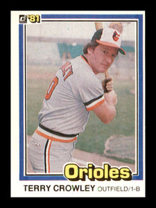 1981 Donruss #507 Terry Crowley NM-MT Baltimore Orioles 