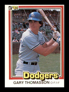 1981 Donruss #534 Gary Thomasson NM-MT Los Angeles Dodgers 