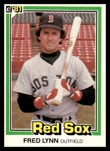 1981 Donruss #218 Fred Lynn NM-MT Boston Red Sox 
