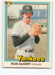 1981 Donruss #227 Ron Guidry NM-MT New York Yankees 
