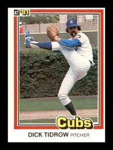 1981 Donruss #551 Dick Tidrow NM-MT Chicago Cubs 