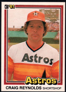 1981 Donruss #378 Craig Reynolds NM-MT Houston Astros 