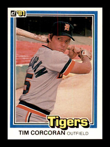 1981 Donruss #367 Tim Corcoran NM-MT Detroit Tigers 