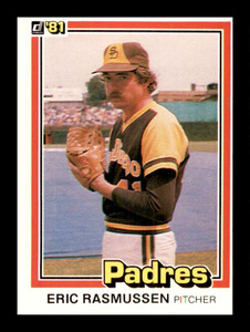1981 Donruss #123 Eric Rasmussen NM-MT San Diego Padres 