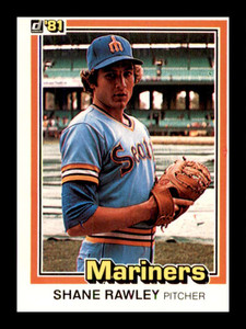 1981 Donruss #167 Shane Rawley NM-MT Seattle Mariners 