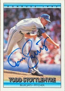 SOLD 2461 Todd Stottlemyre Autographed 1992 Donruss  #263