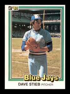 1981 Donruss #582 Dave Stieb NM-MT Toronto Blue Jays 